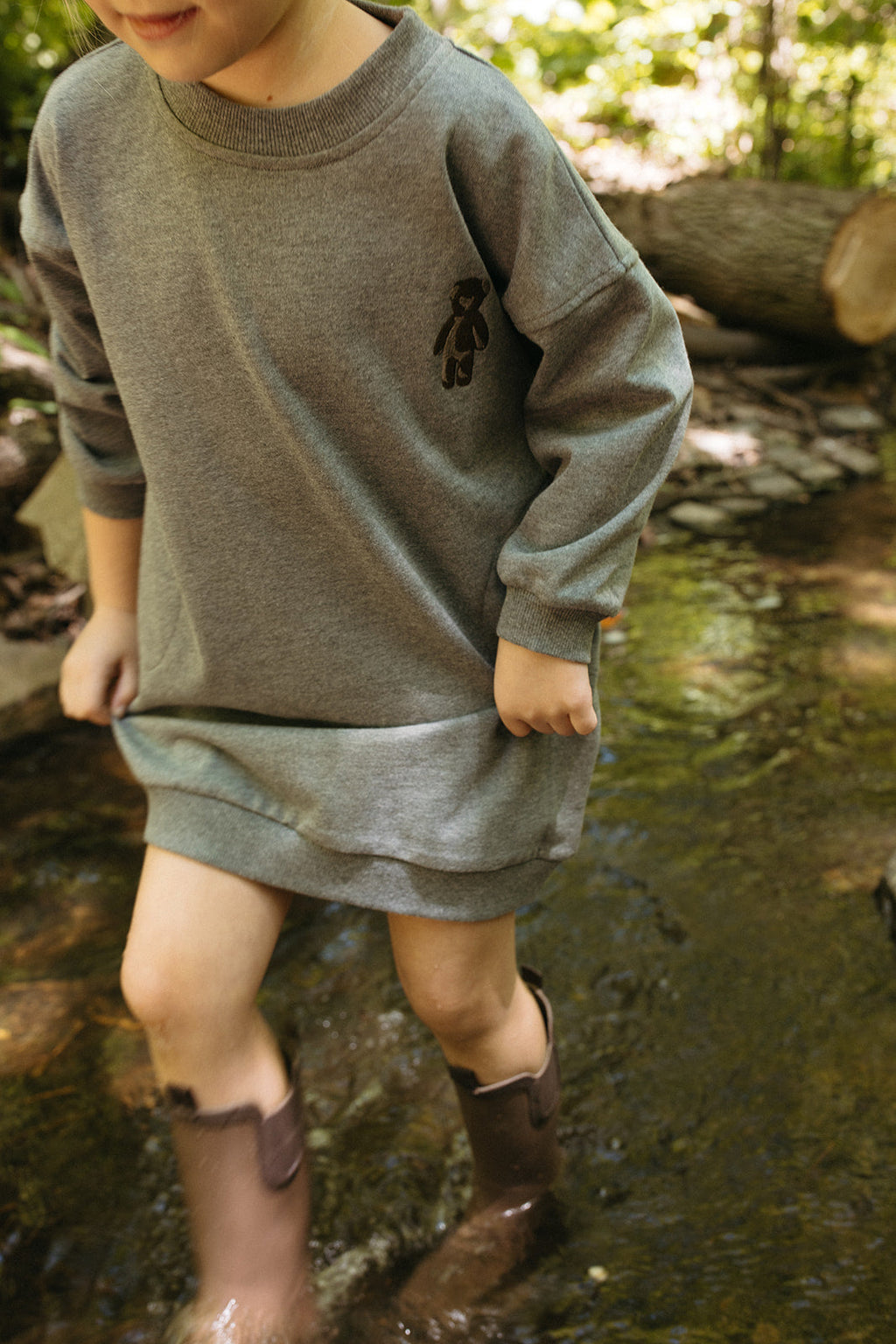 Gracie Sweatdress - Grey