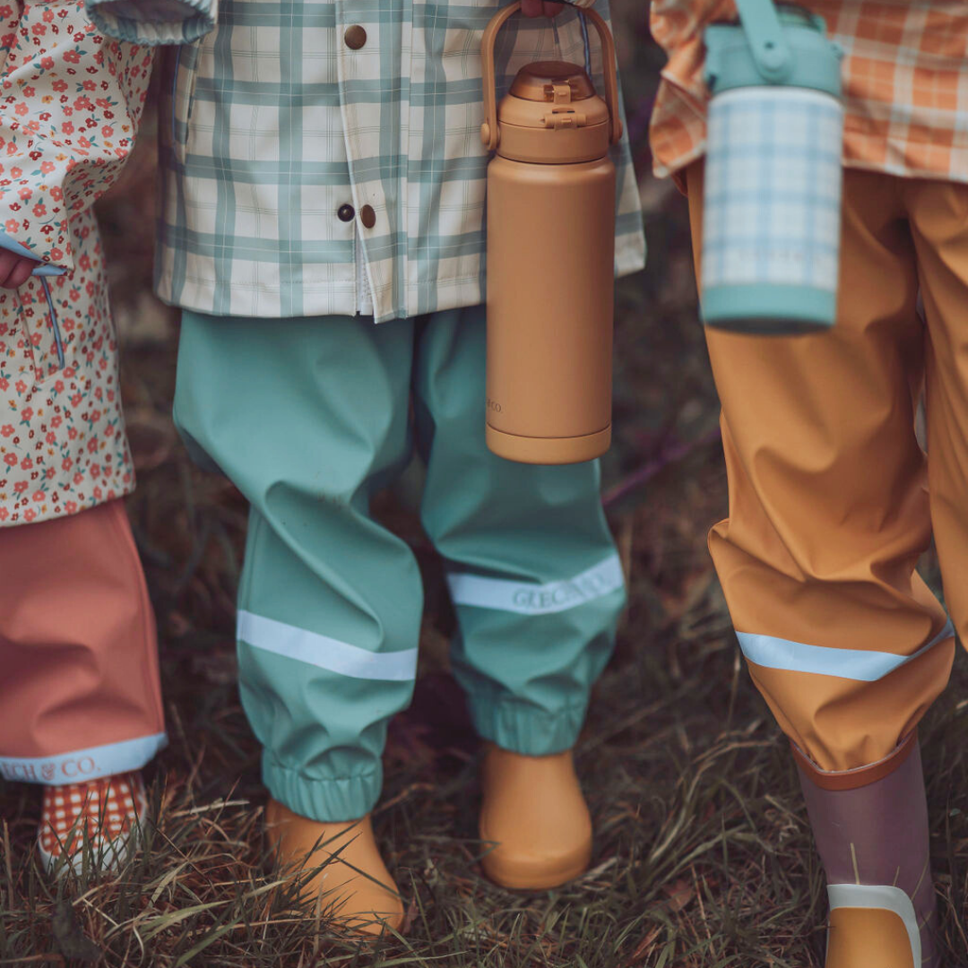 Fishtail Rain Jacket | Fern Plaid