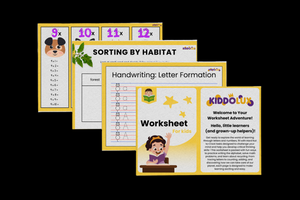 226 Flashcards for Preschoolers + FREE 64 Educational Worksheets