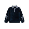 Plaid Collection Boys Sweatshirt Polo