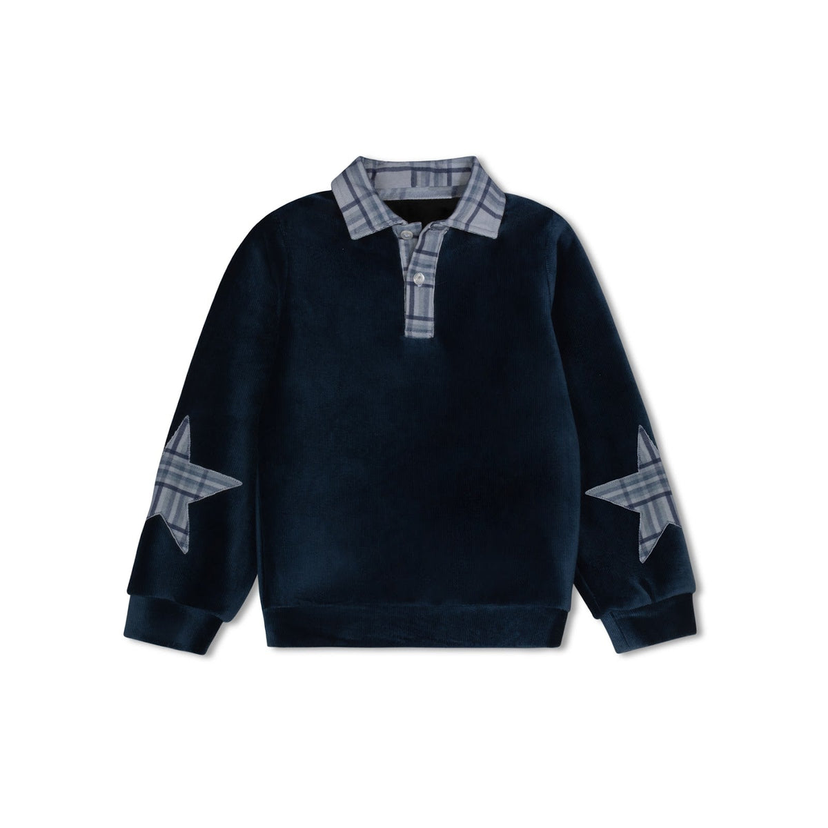 Plaid Collection Boys Sweatshirt Polo