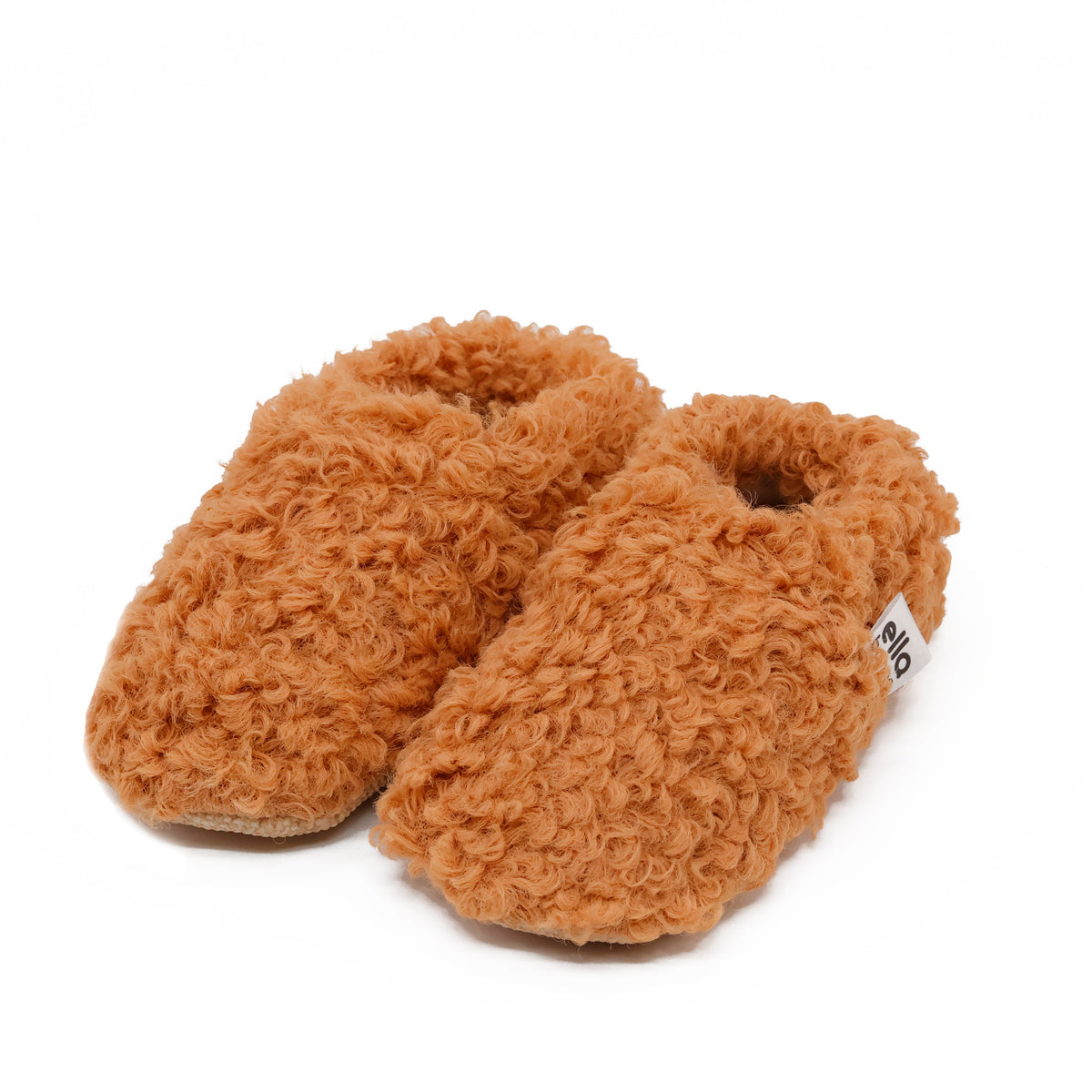 Teddy Soft Sole Baby Slippers – Tan