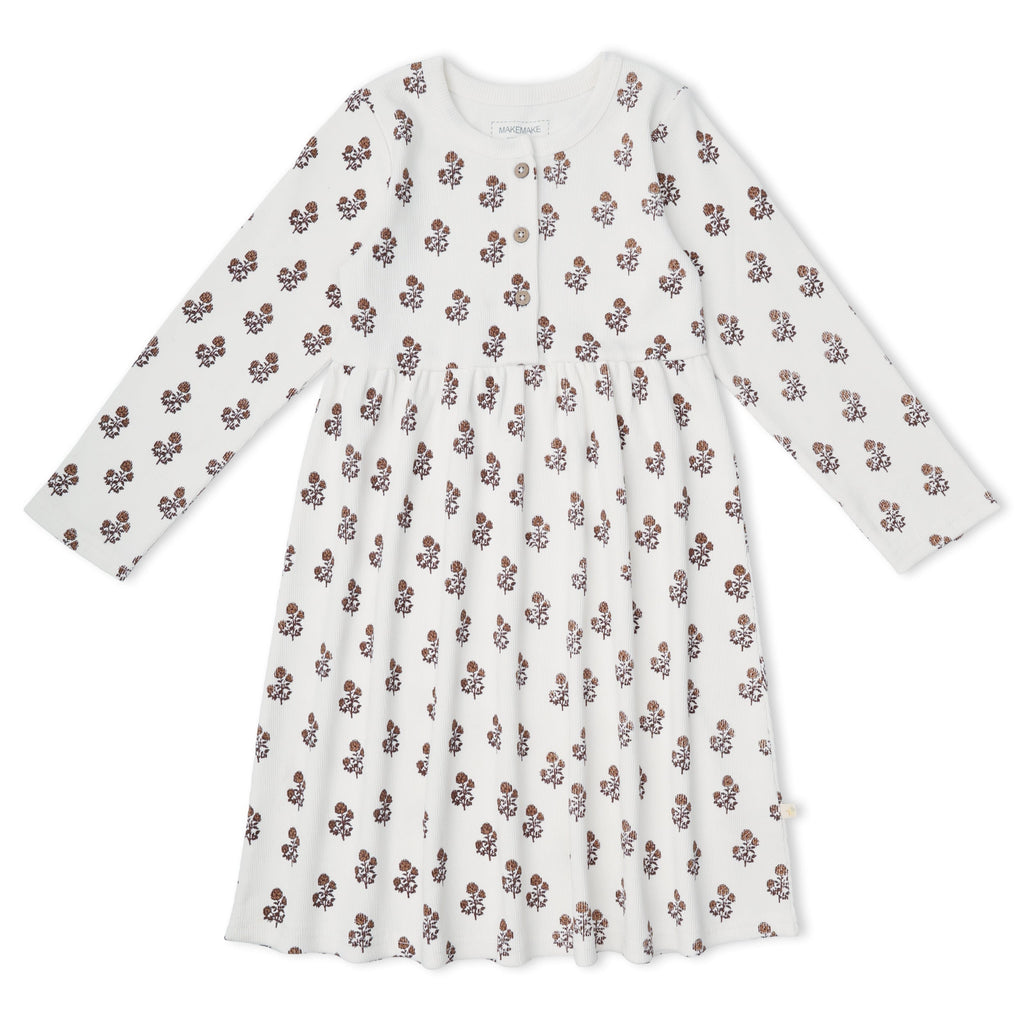 Organic Buttoned Dress - Loom
