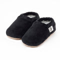 Velvet Soft Sole Baby Moccasins – Black