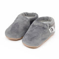 Velvet Soft Sole Baby Moccasins – Gray