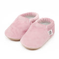 Velvet Soft Sole Baby Moccasins – Pink