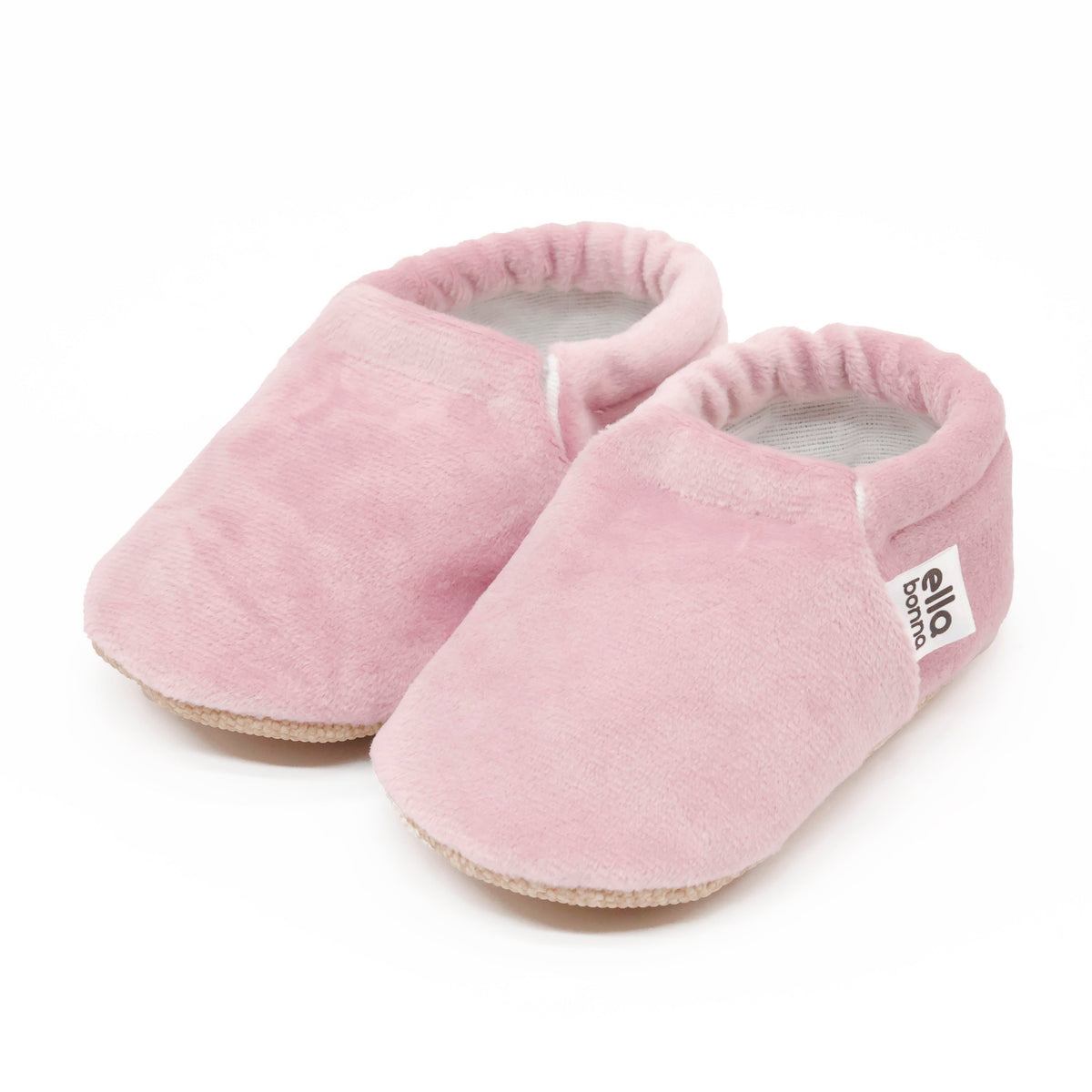 Velvet Soft Sole Baby Moccasins – Pink