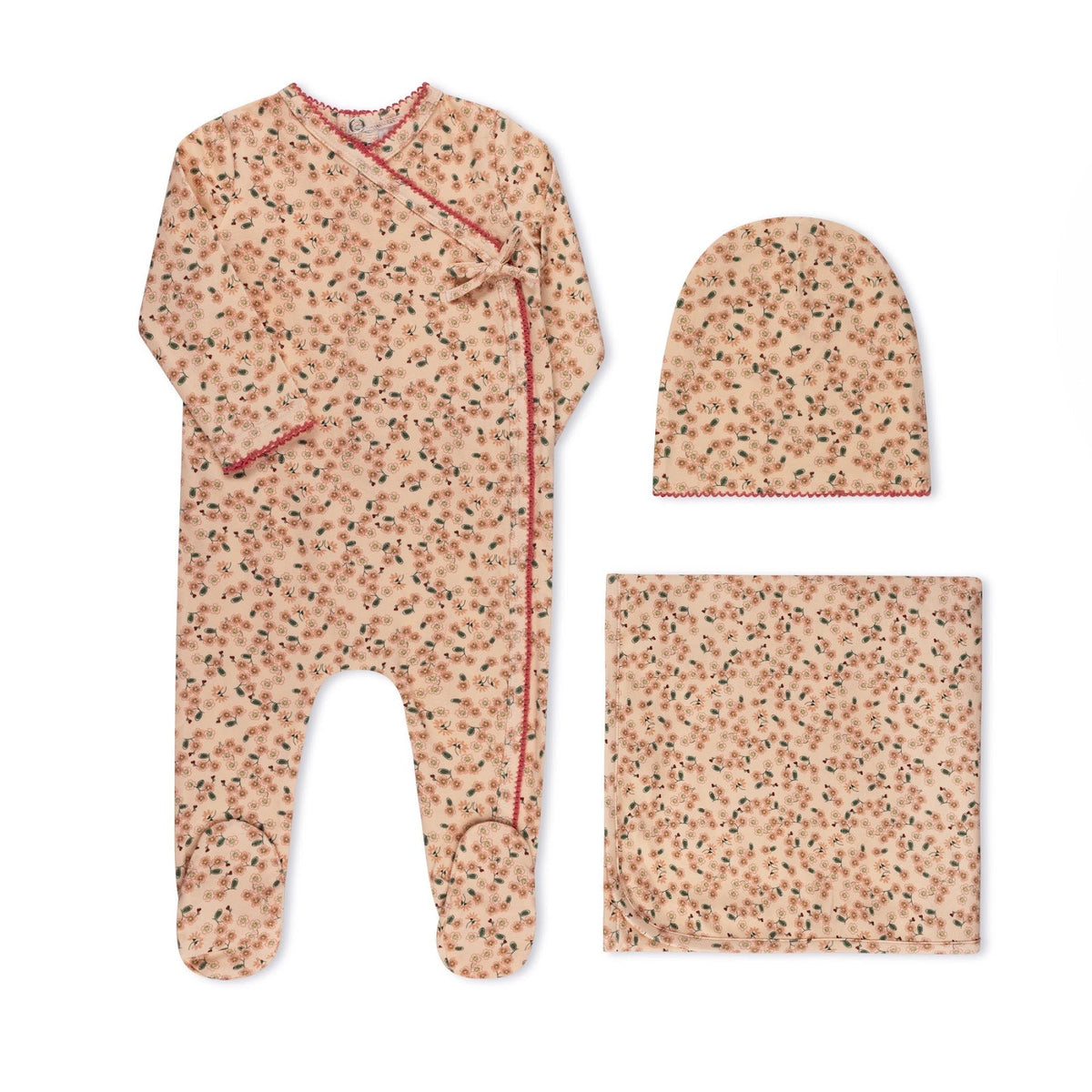 Floral Faux Wrap Collection Pink - Full Set