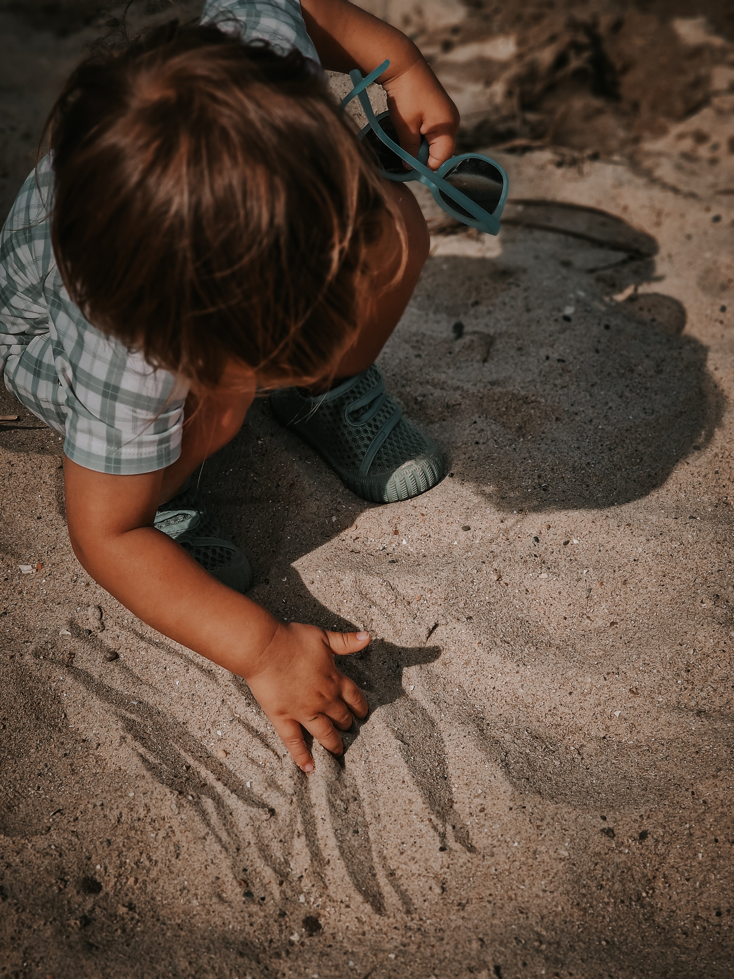 Short Sleeve Rashguard Swimsuit | UPF + Recycled - Fern Plaid