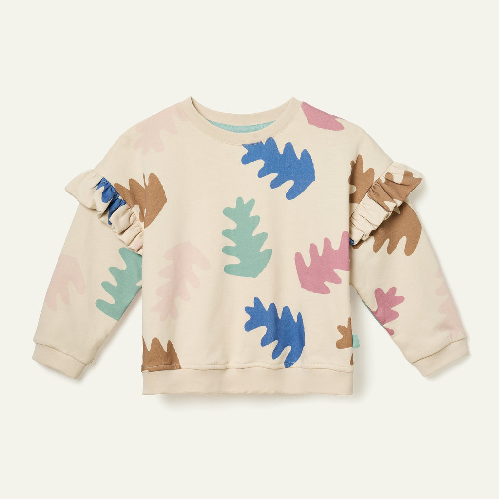 Autumn Ruffle Sweatshirt