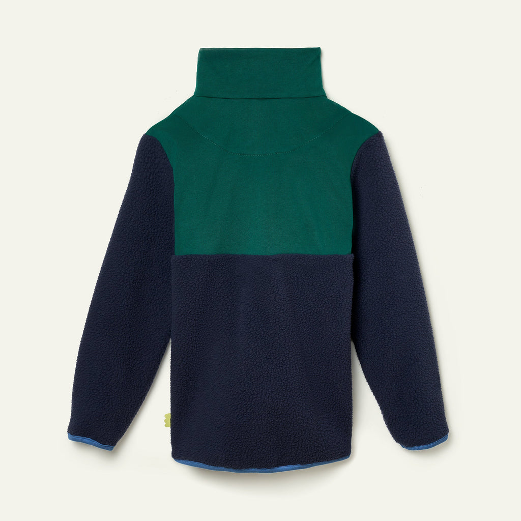 Navy Sherpa Zip up