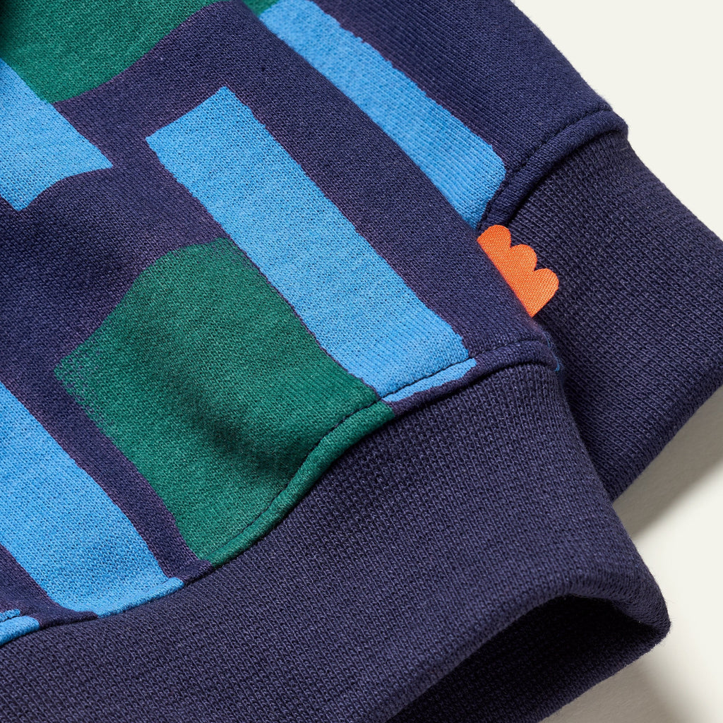Blue Block Sweatshirt
