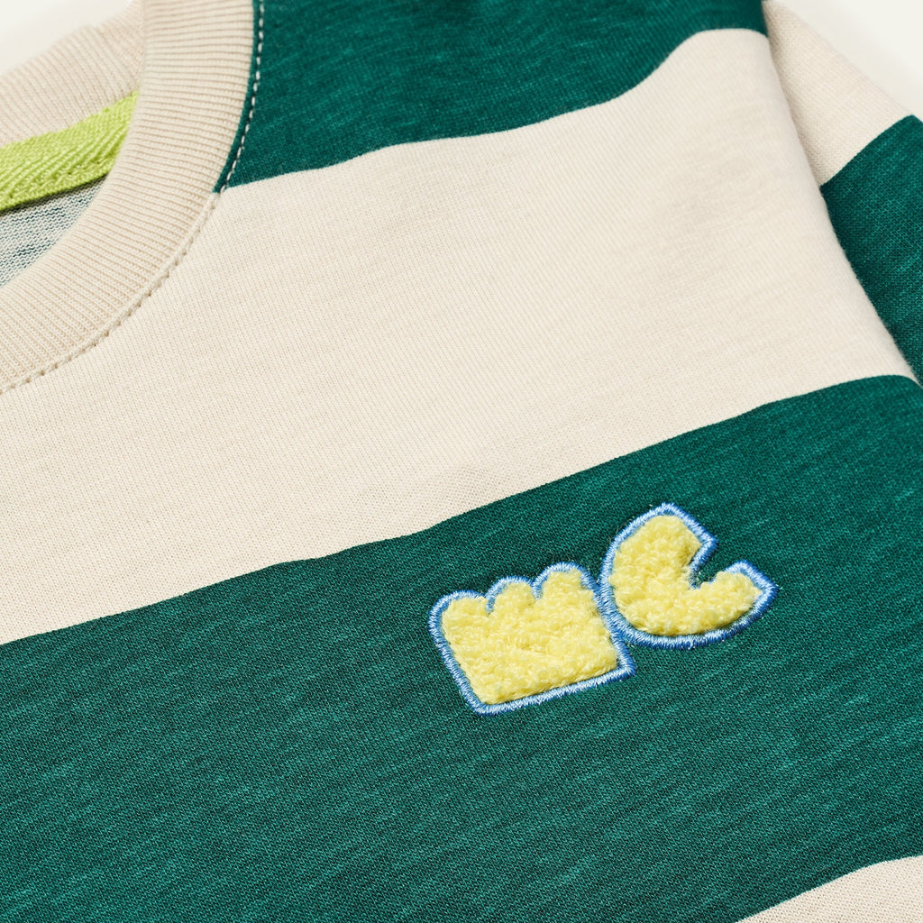 Green Rugby Stripe T-Shirt