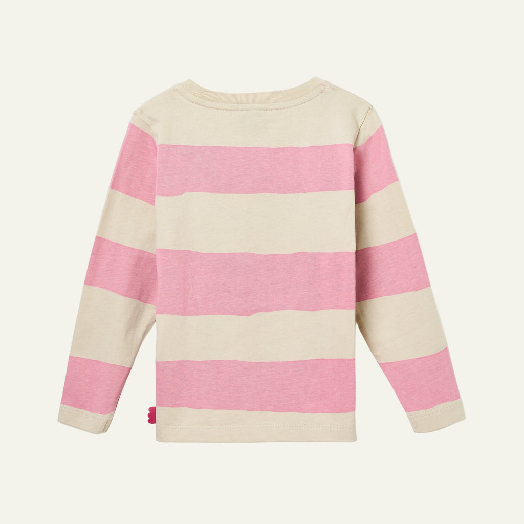 Pink Rugby Stripe T-Shirt