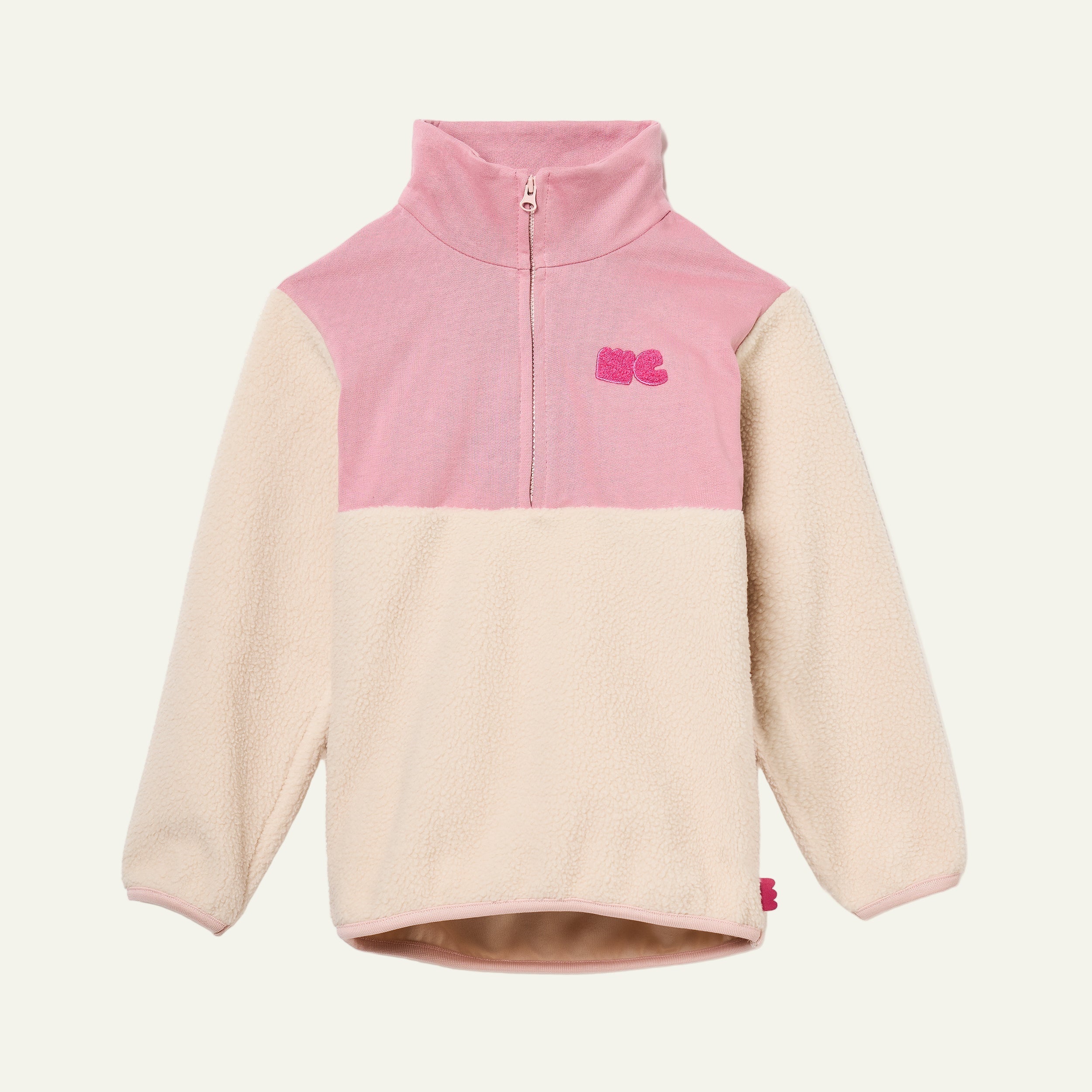 Pink Sherpa Zip up