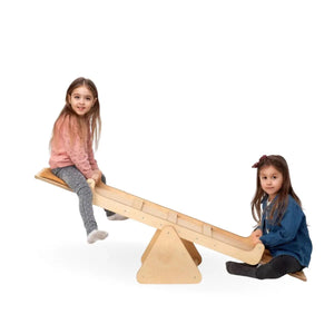 Montessori Wooden Seesaw – Balance & Coordination Development