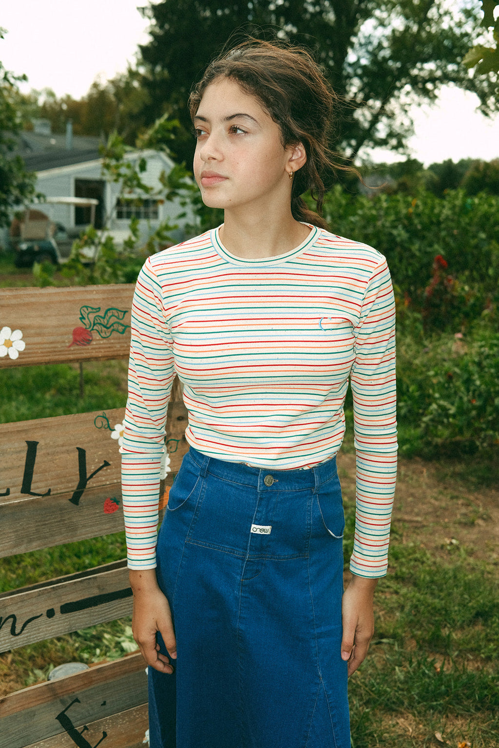 Luna Maxi Skirt - Blue