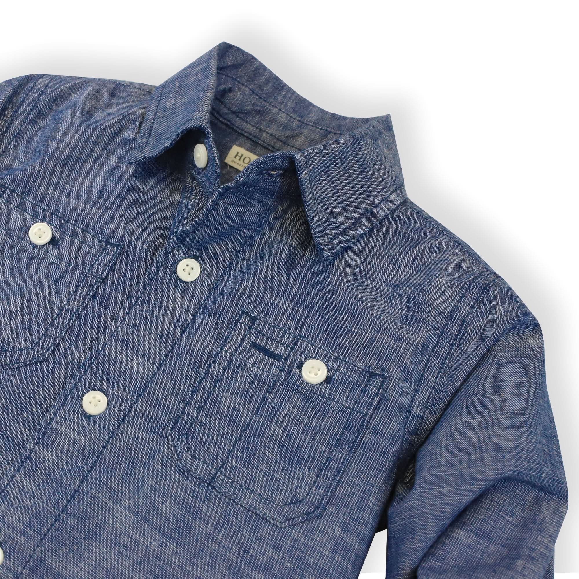 Organic Chambray Button Down Shirt