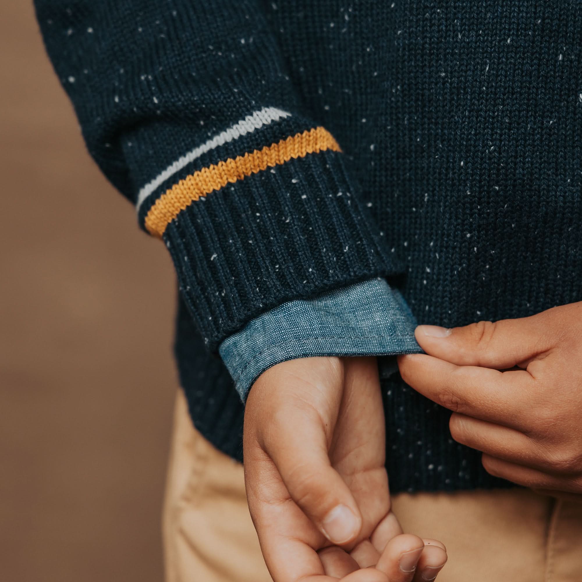 Organic V-Neck Sweater