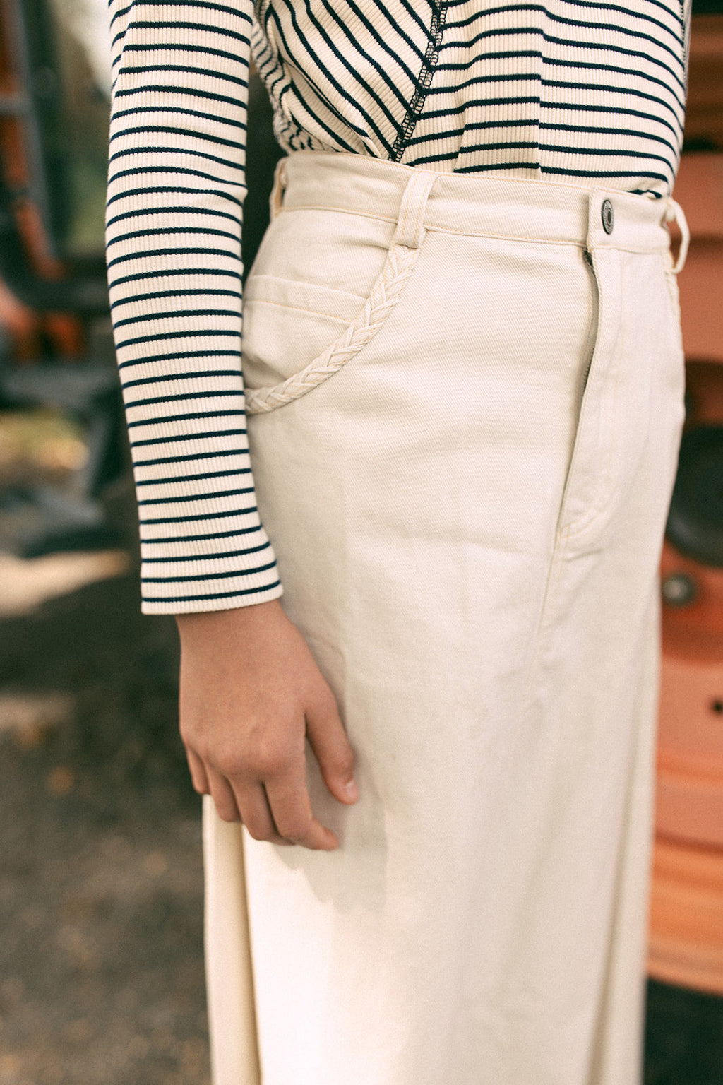 Ali Maxi Skirt - Vanilla