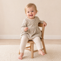 Organic Bodysuit Dress & Leggings Set - Rustbloom