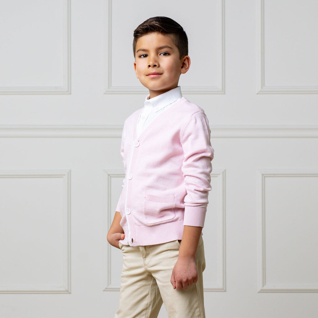 Organic Tipped Cardigan