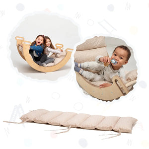 Cushion for Climbing Arch & Rocker Balance – Montessori Comfort Add-On - KiddoLux