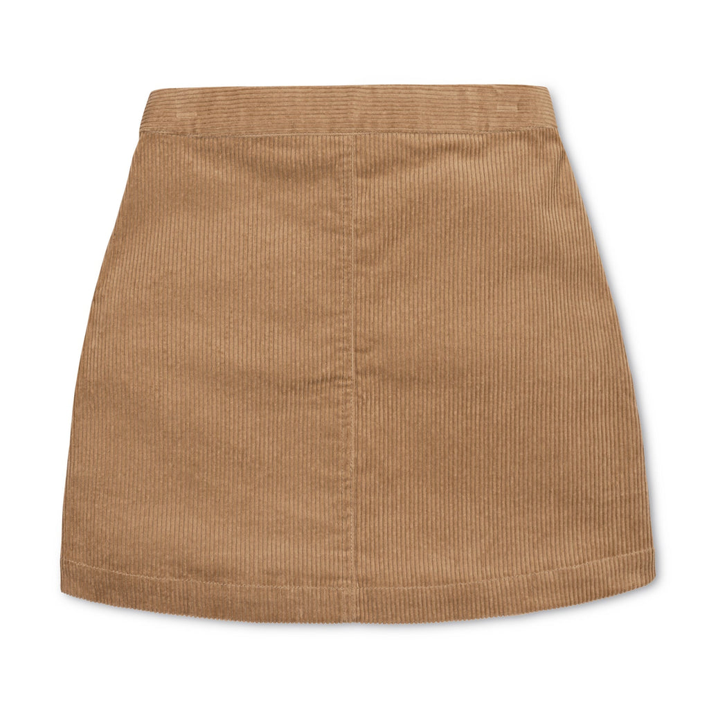 Organic Corduroy Button Front Skirt