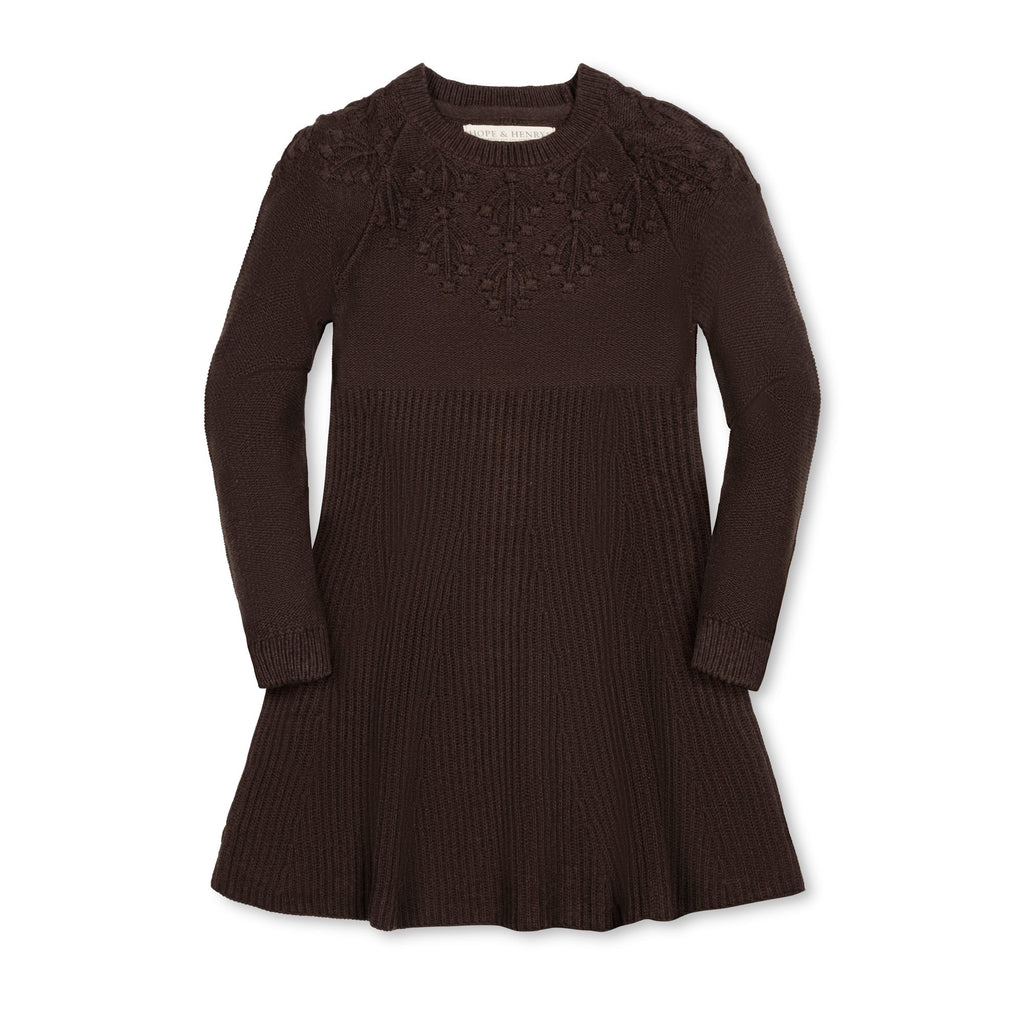 Organic Bobble Yoke Sweater Dress