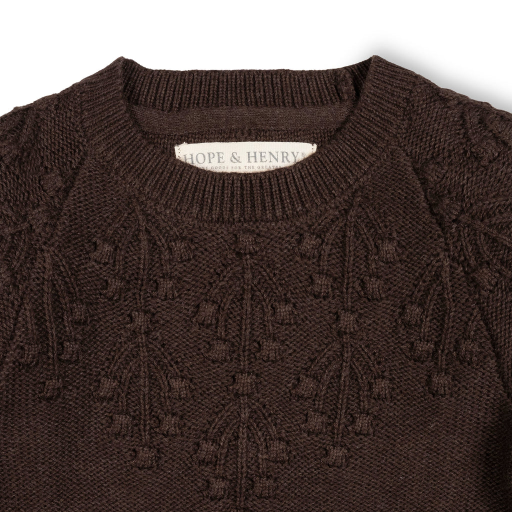Organic Bobble Yoke Sweater Dress