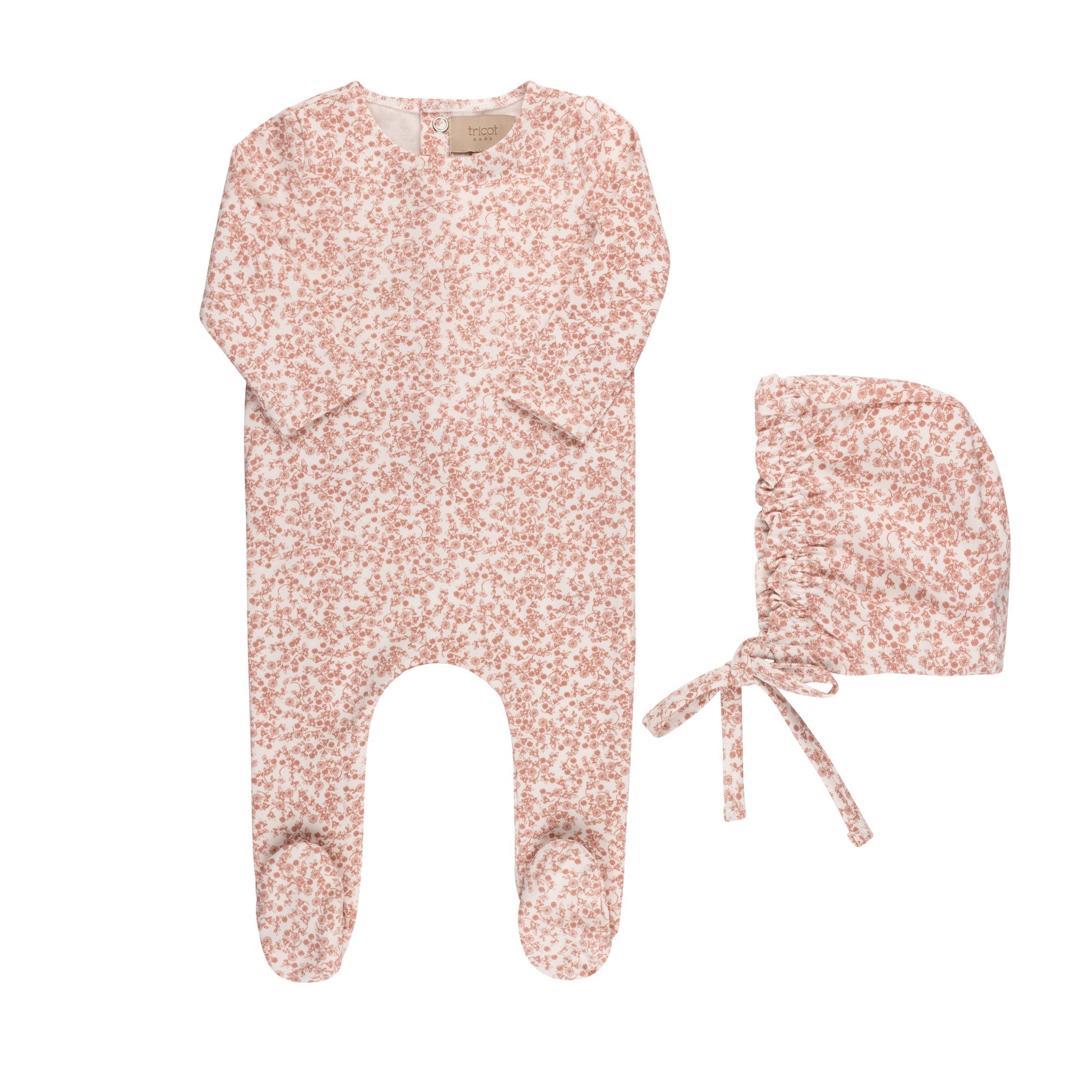 Ditsy Print Floral Layette Set