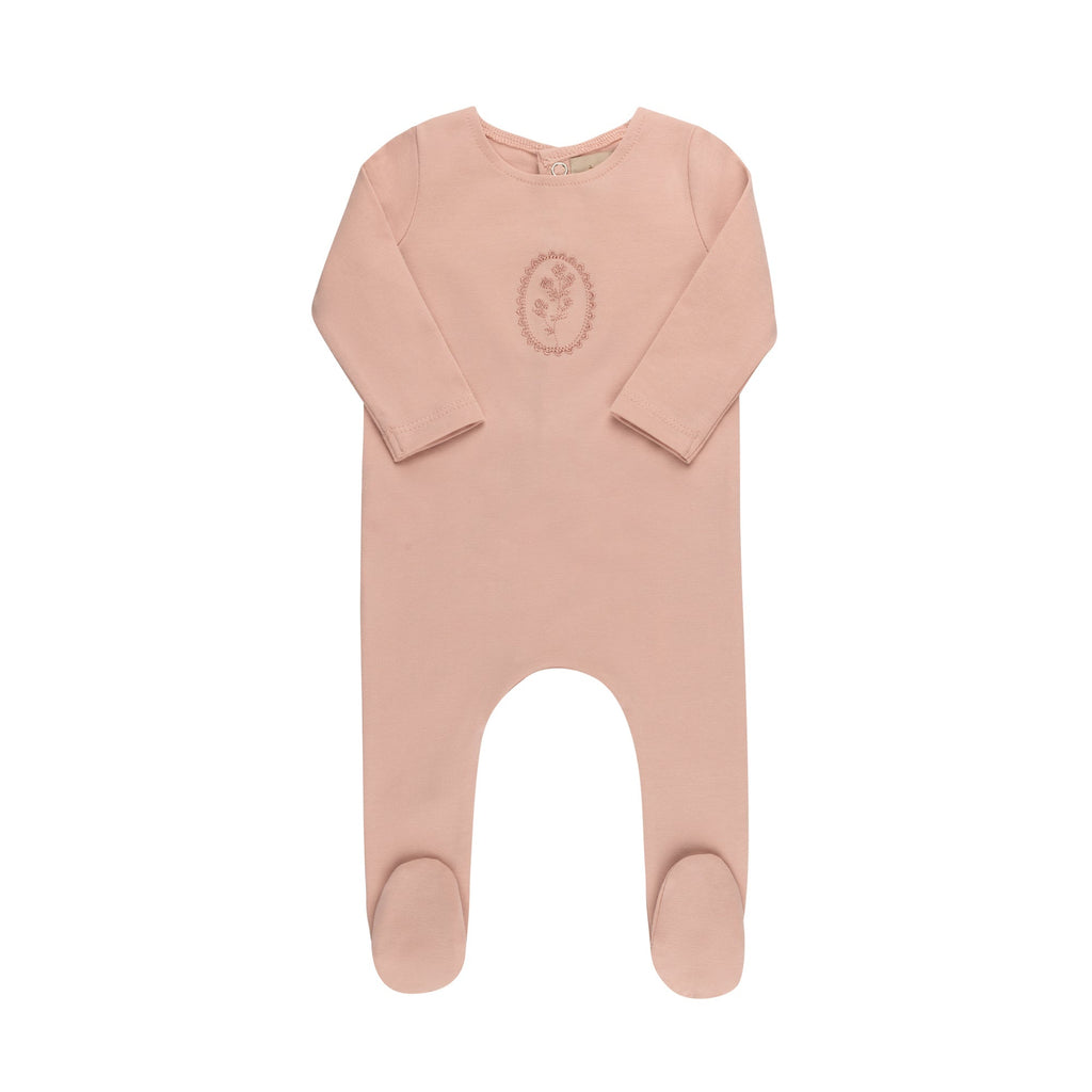 Embroidered Applique Footie & Hat