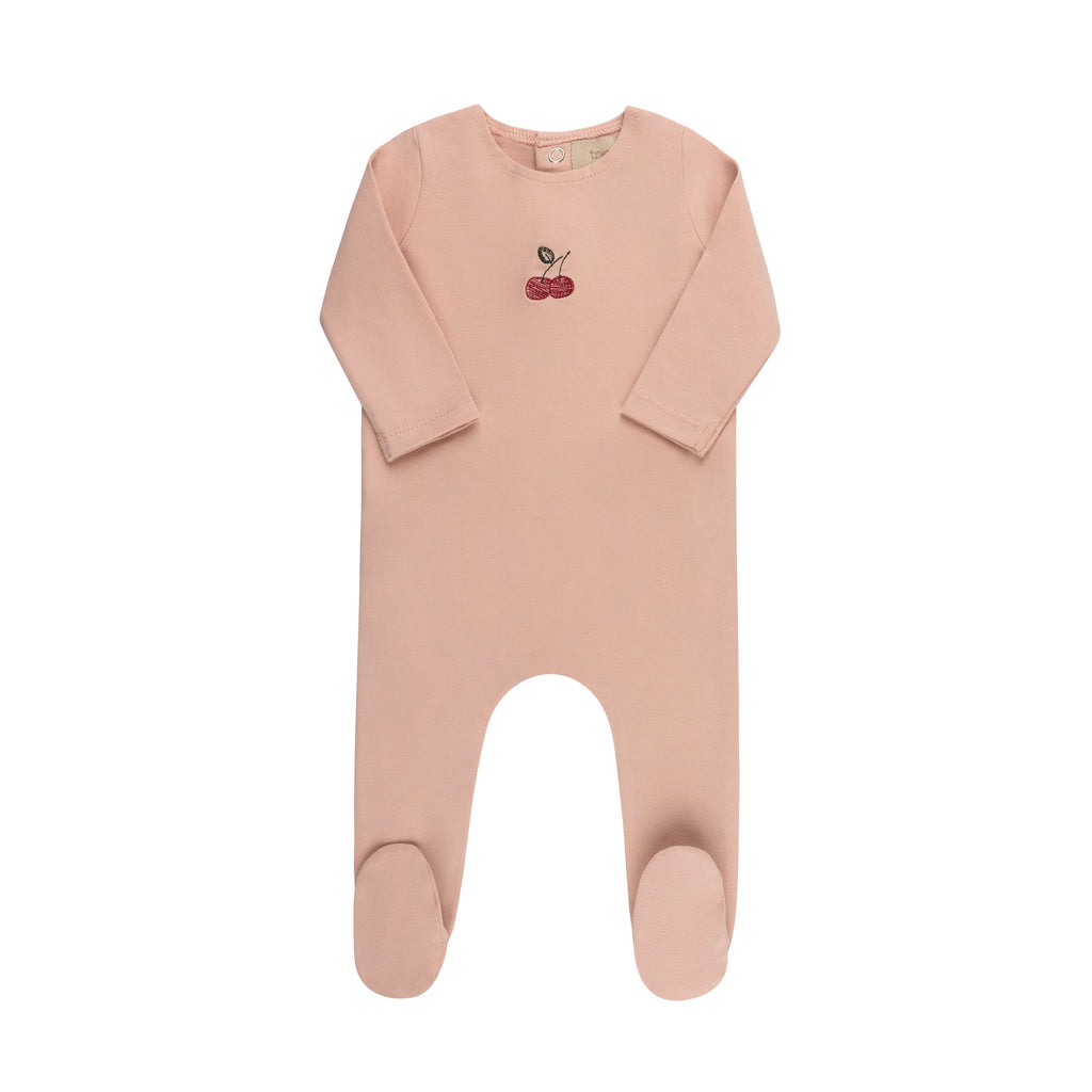 Embroidered Cherries/ Boat  Layette Set