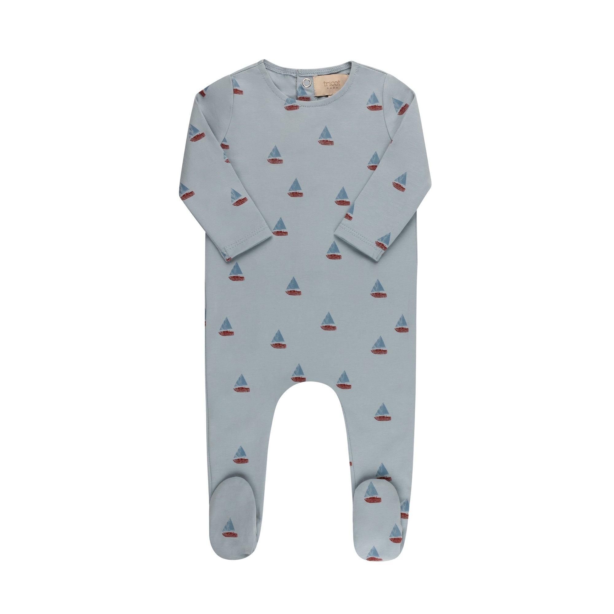 Printed Cherries/ Boat Layette Set