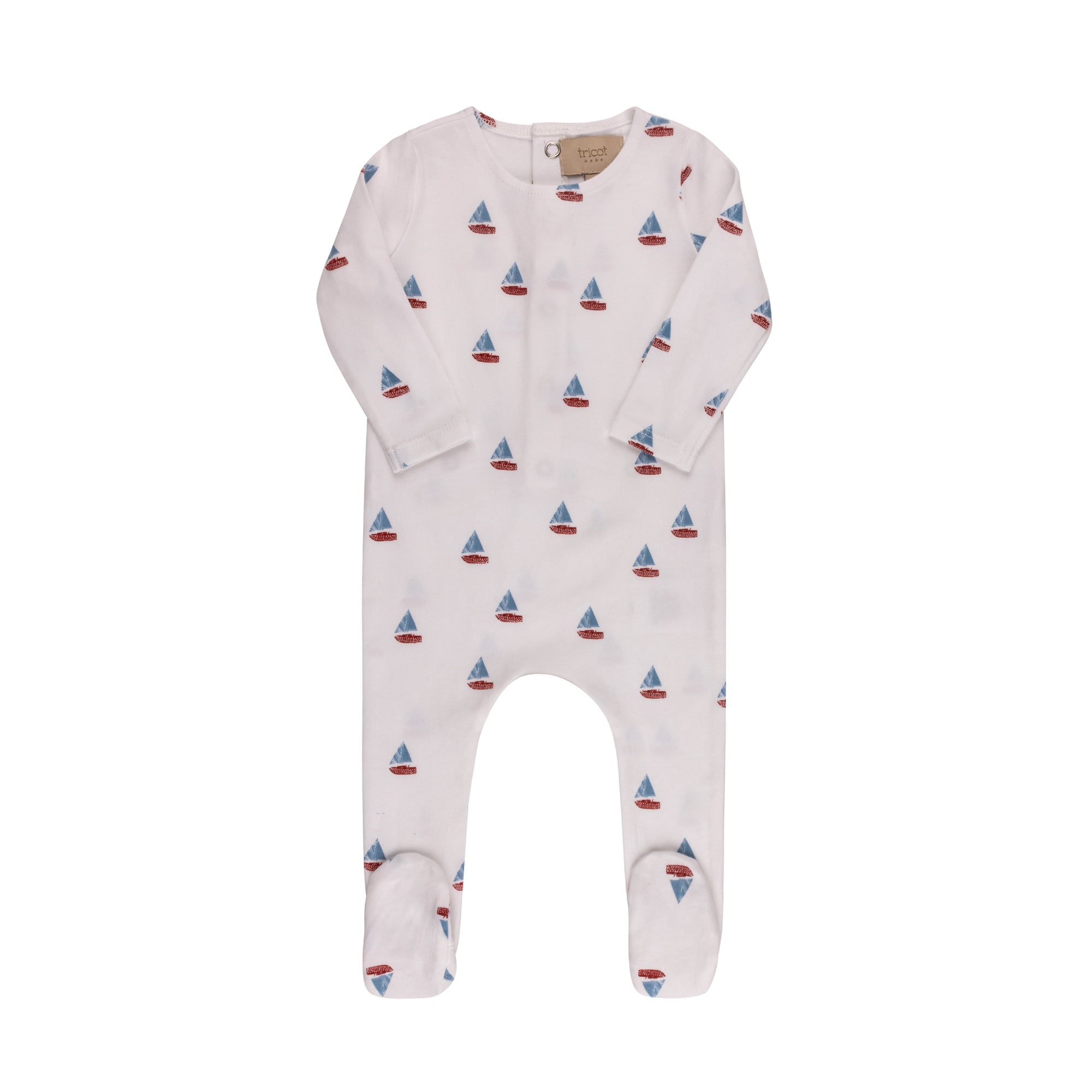 Printed Cherries/ Boat Layette Set