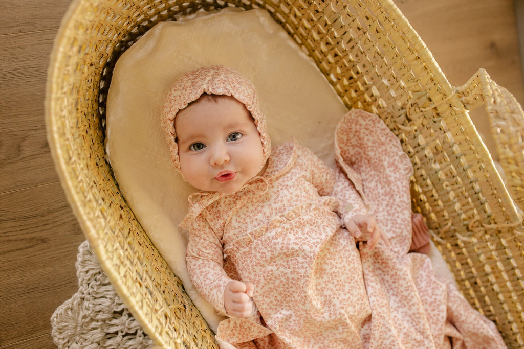 Ditsy Print Floral Layette Set