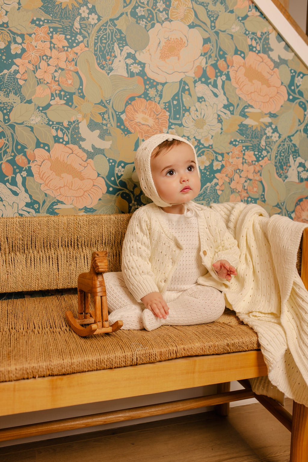 Pointelle Knit Layette Set
