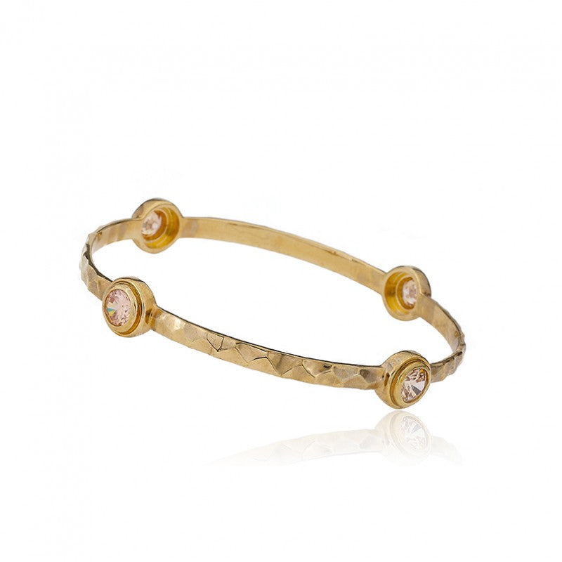 ARCTIC MIST Round Stone Bangle