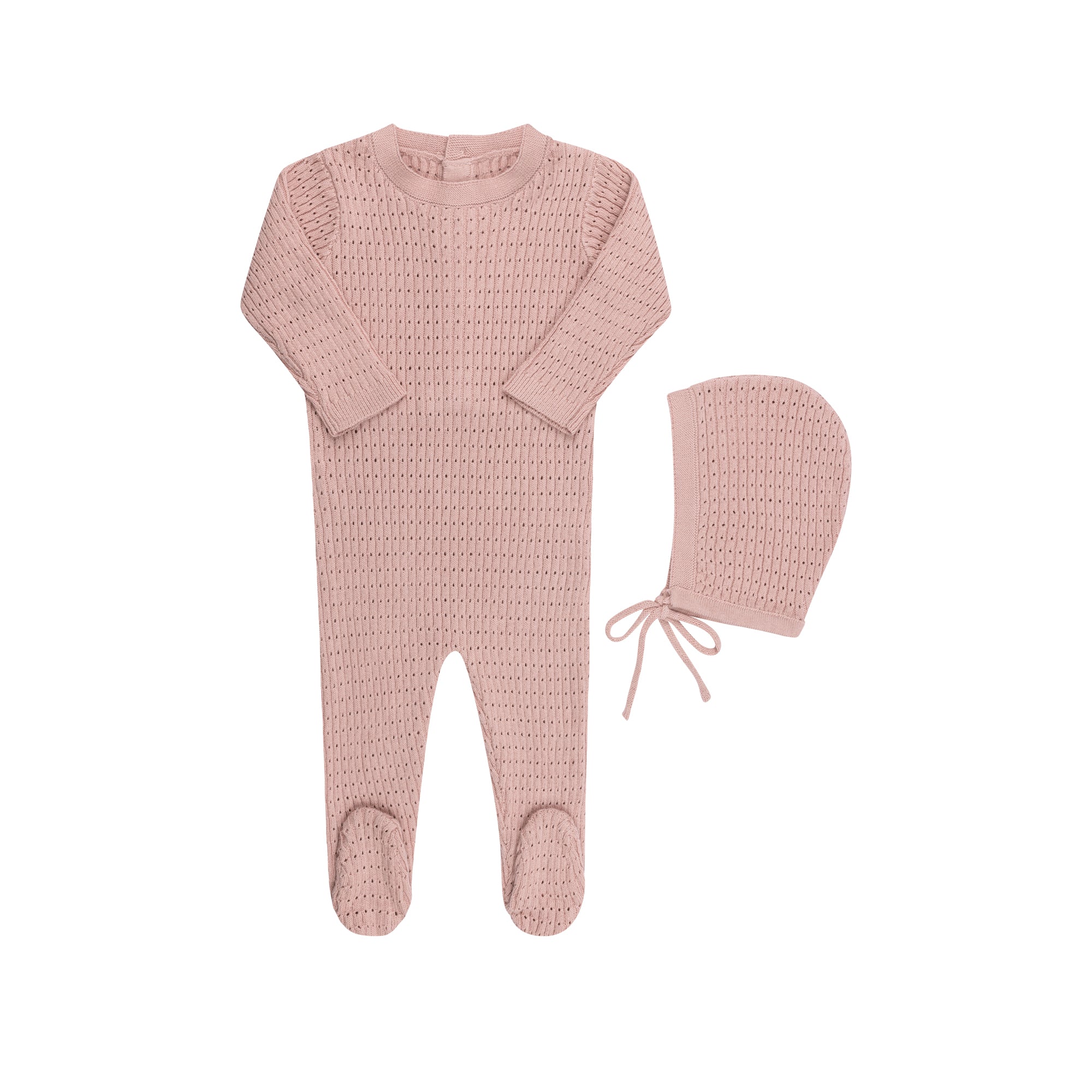Pointelle Knit Layette Set