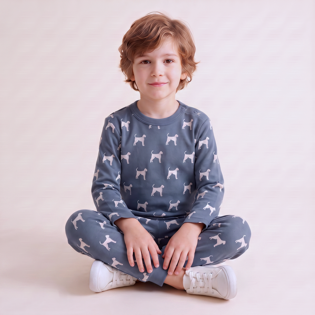 Organic Tee & Pants Set - Dog