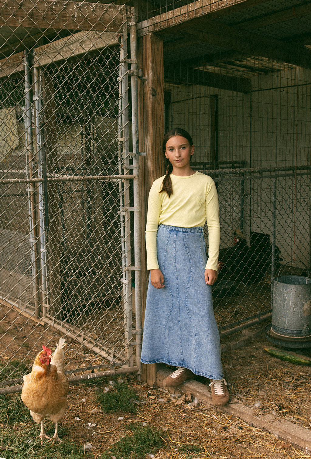 Piper Maxi Skirt - Blue