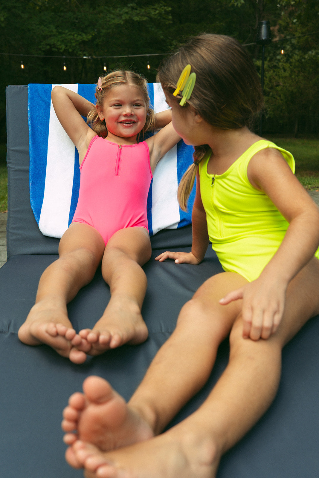 Mesh Neon Swimsuit - Pink