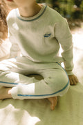 Color Stitch Lounge Set - Blue