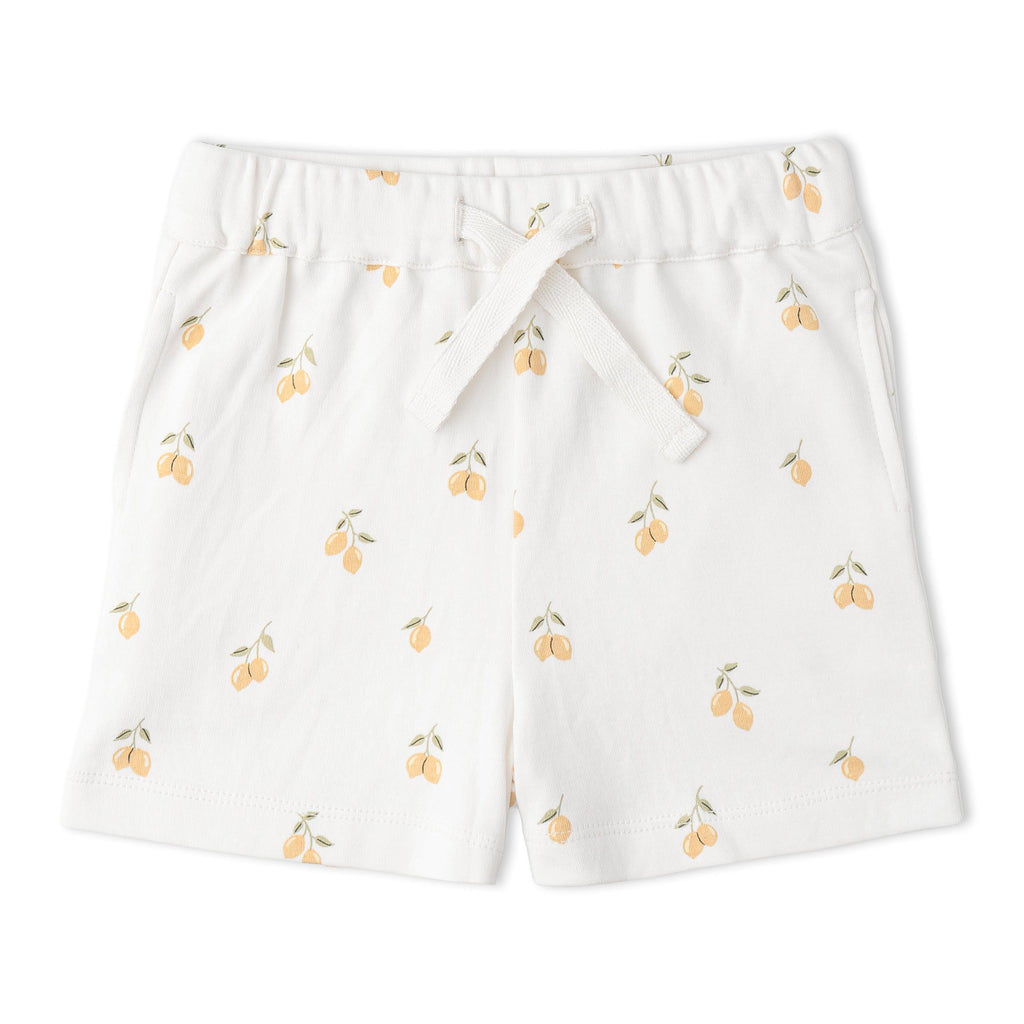 Organic Tee & Shorts Set - Lemons