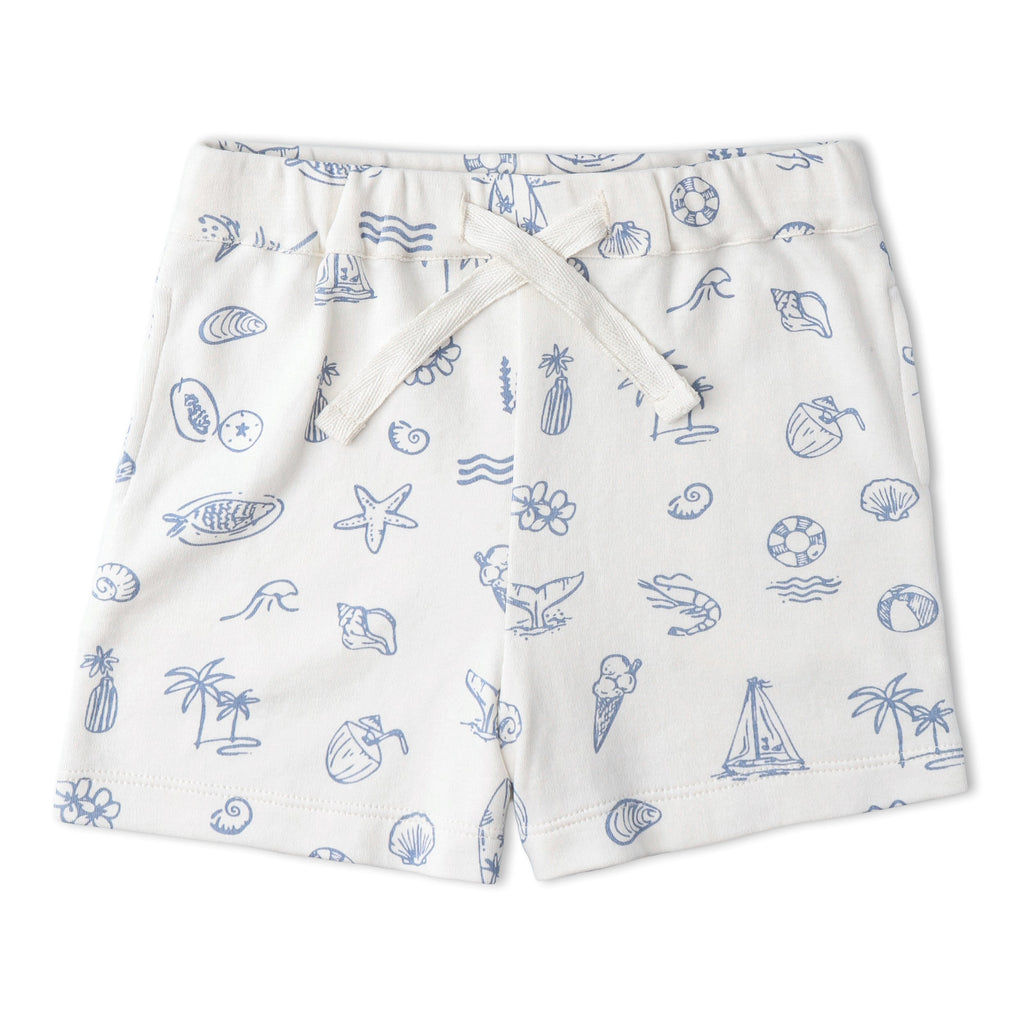 Organic Tee & Shorts Set - Coastal
