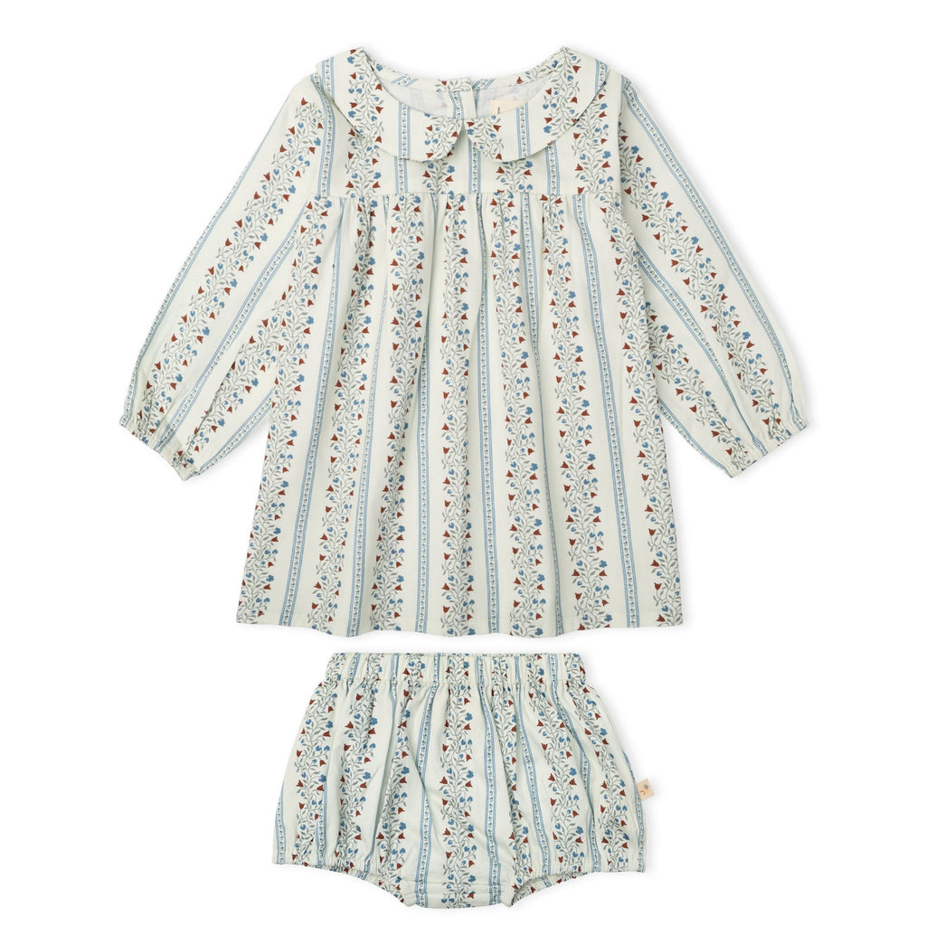 Organic Peter Pan Collar Dress - Vine Trail