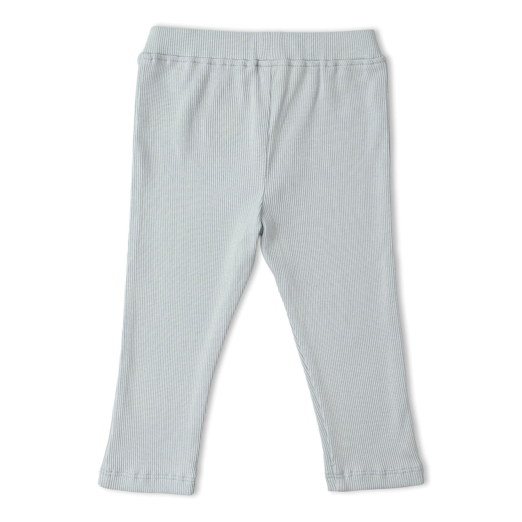 Organic Lace Collar Onesie & Tights Set - Fog