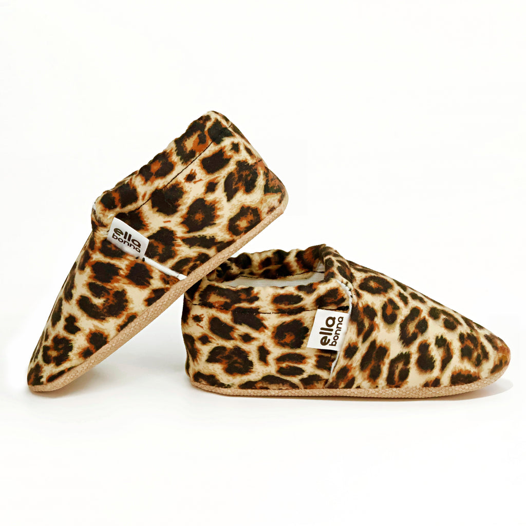Leopard Soft Sole Baby Moccasins