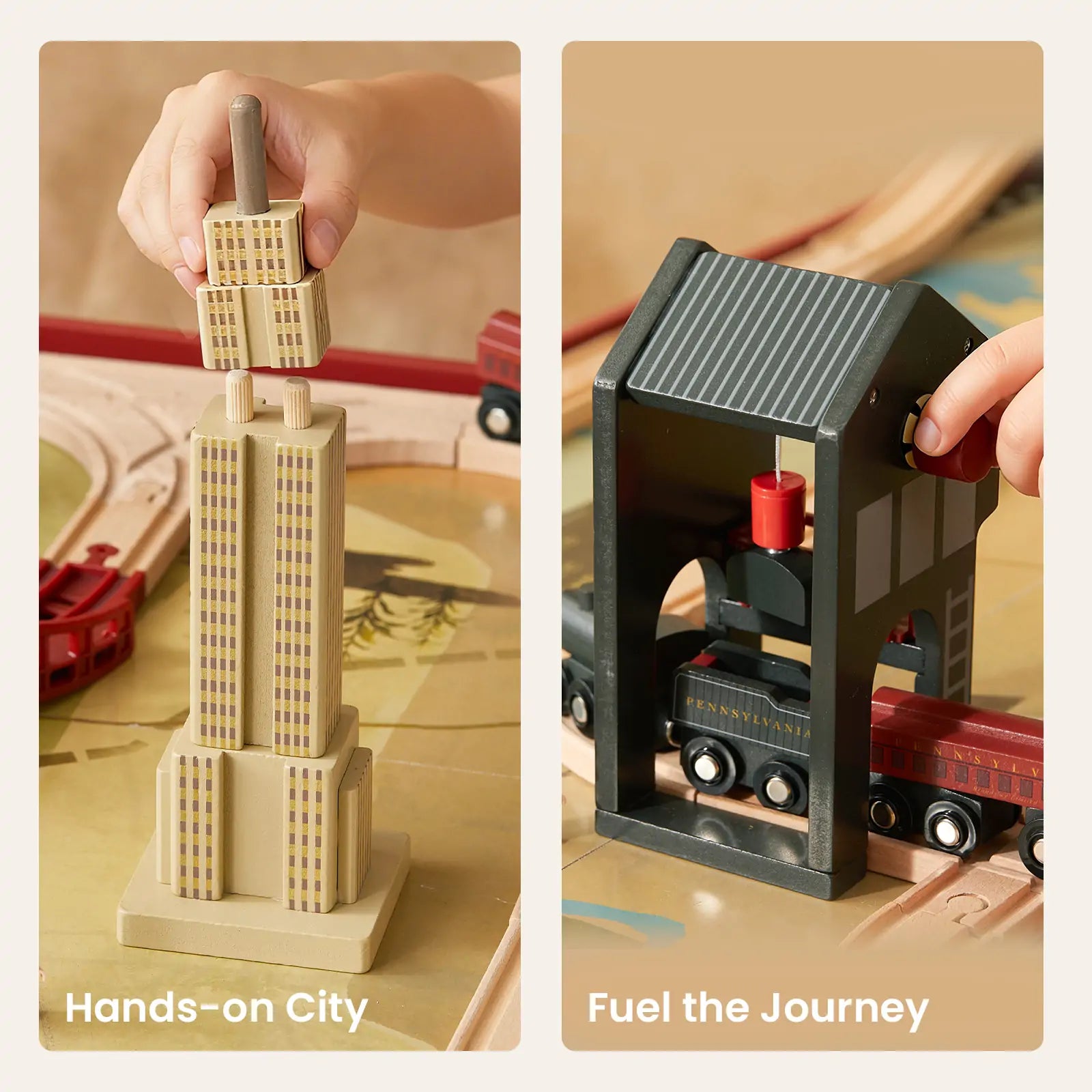 Tiny Land® 1920 Railway Adventure Train Table