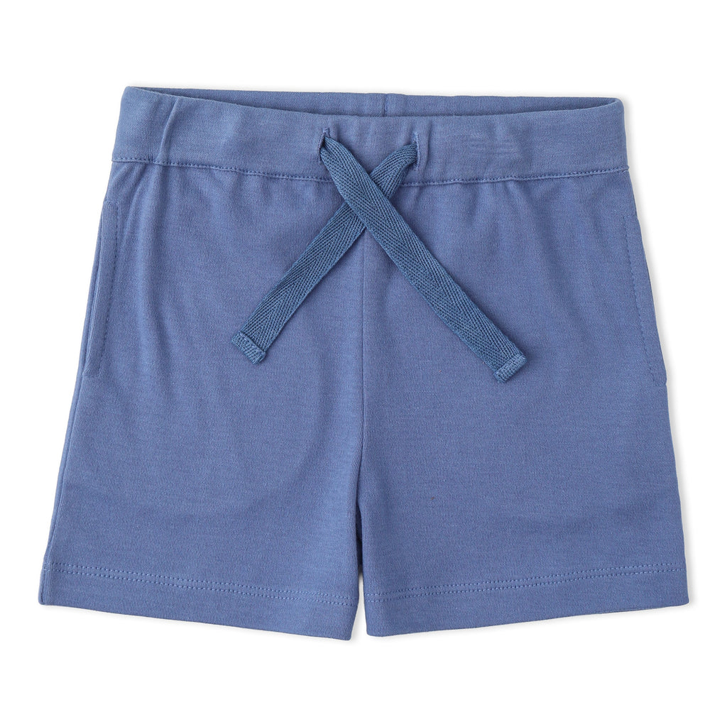 Organic Polo Shirt & Shorts Set - Slate
